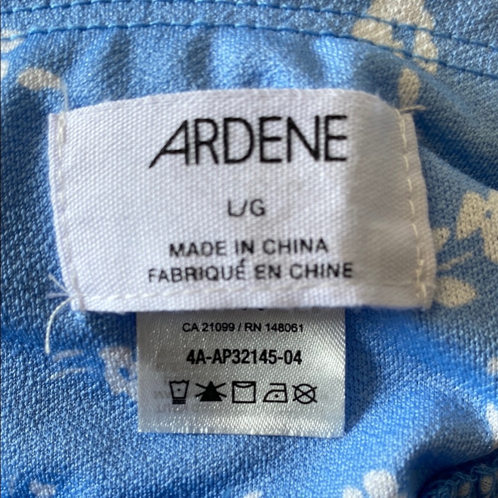 Ardene Blue Floral Skort - Picture 2 of 6
